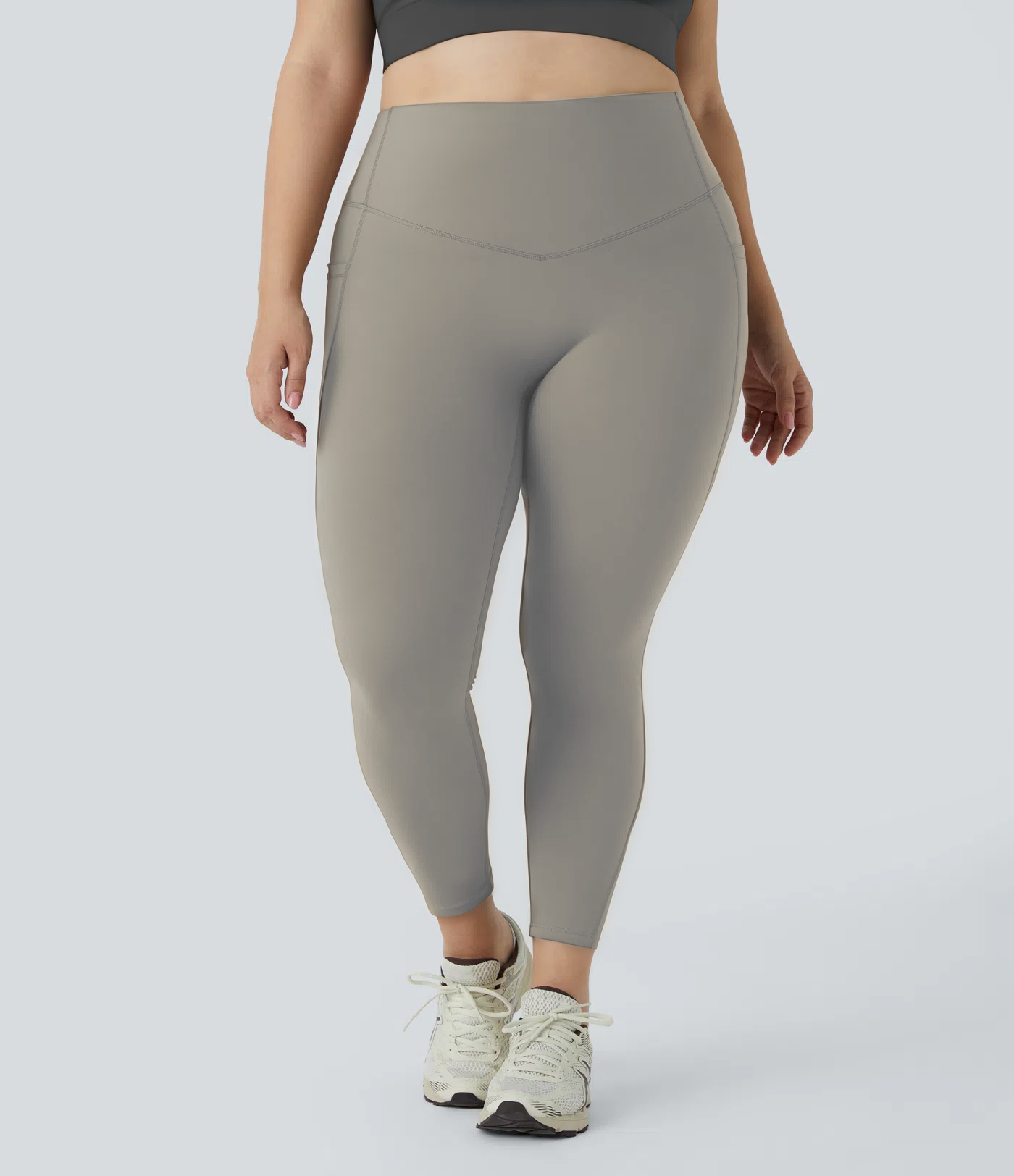 High Waisted Waist-Sculpting Shaping Training Leggings Plus Size