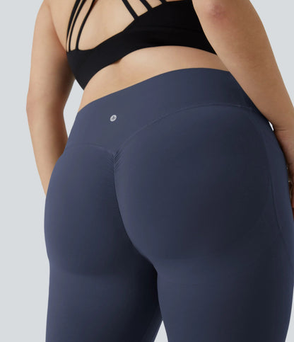 High Waisted Waist-Sculpting Shaping Training Leggings Plus Size