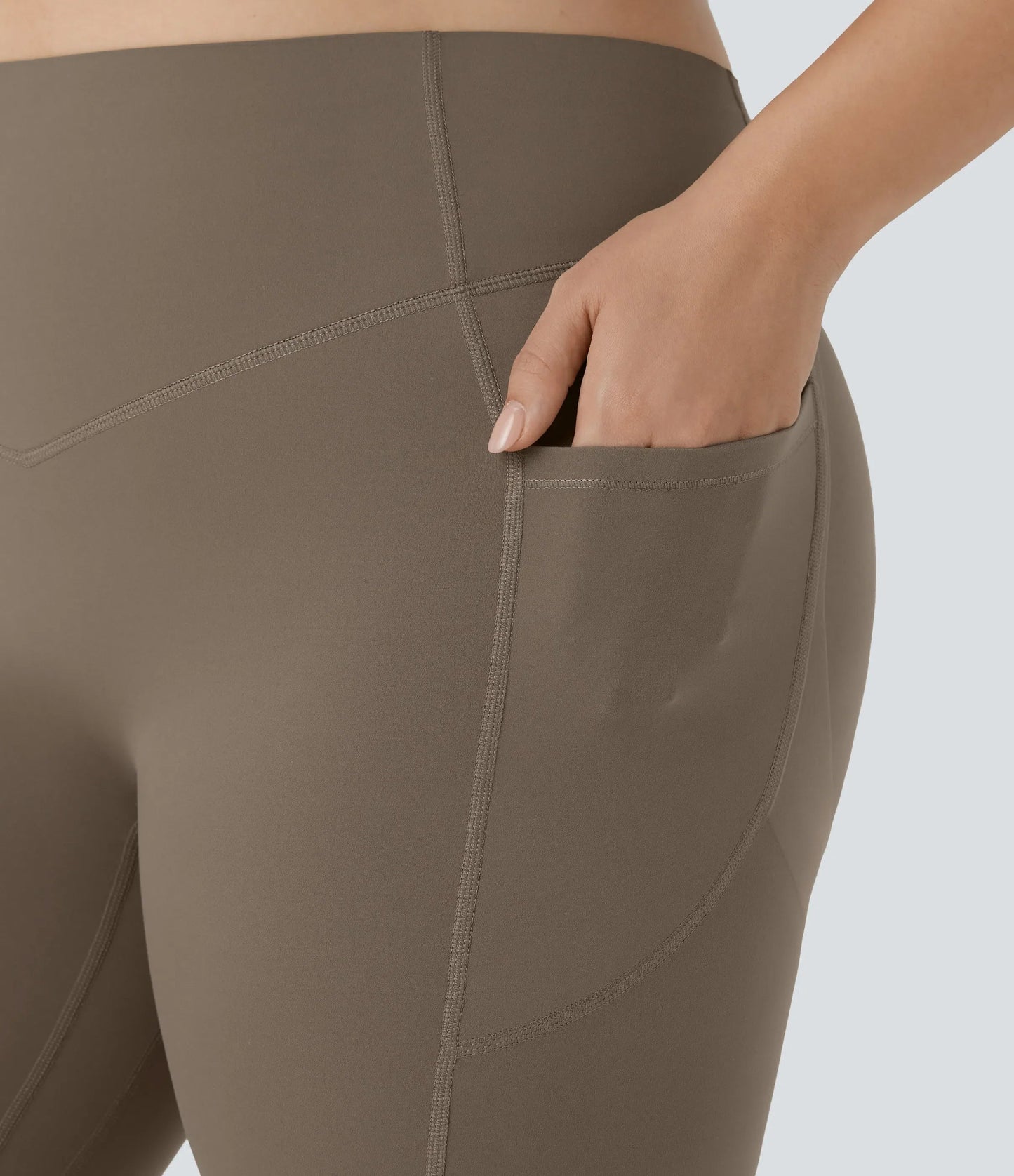 High Waisted Waist-Sculpting Shaping Training Leggings Plus Size