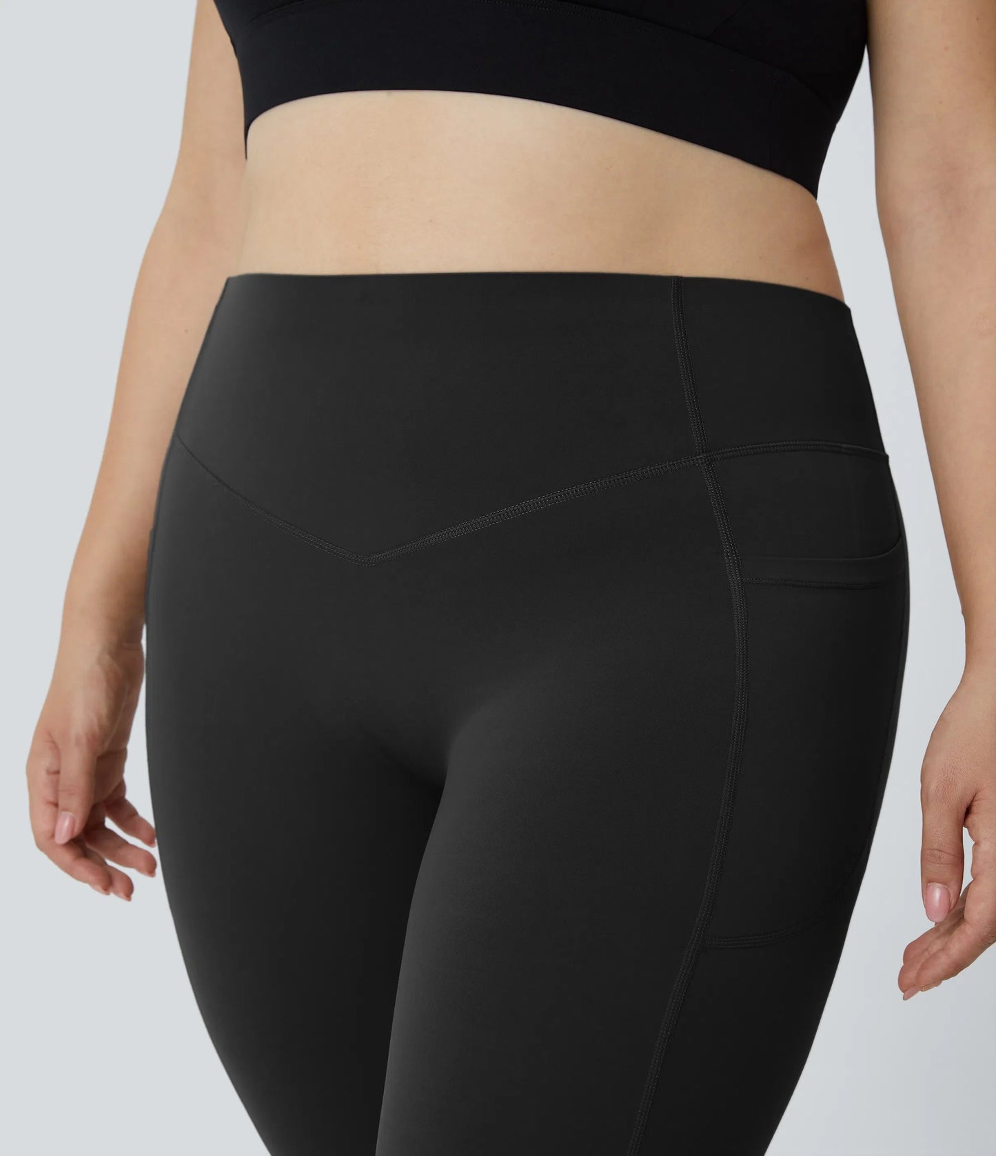 High Waisted Waist-Sculpting Shaping Training Leggings Plus Size