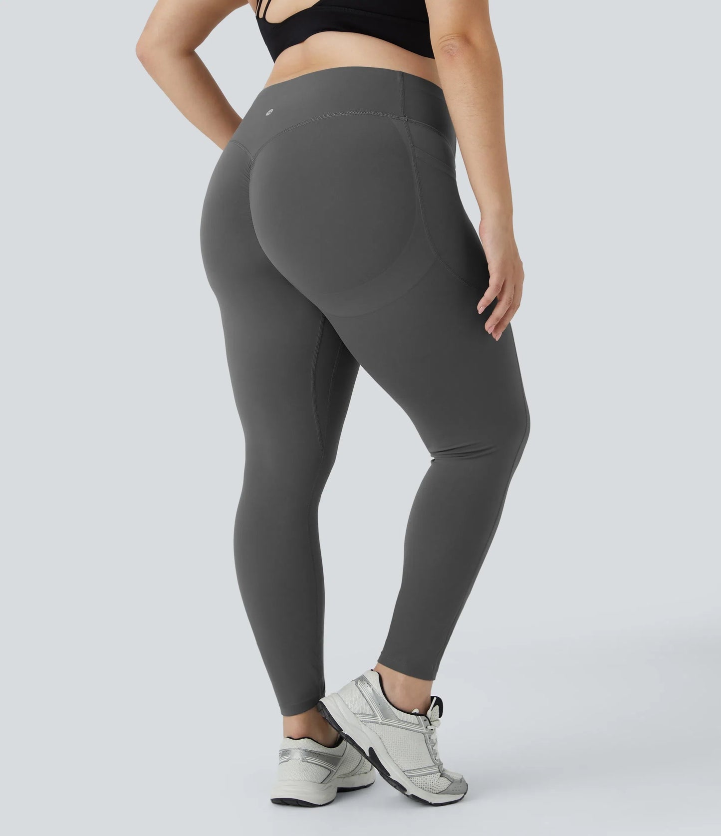 High Waisted Waist-Sculpting Shaping Training Leggings Plus Size