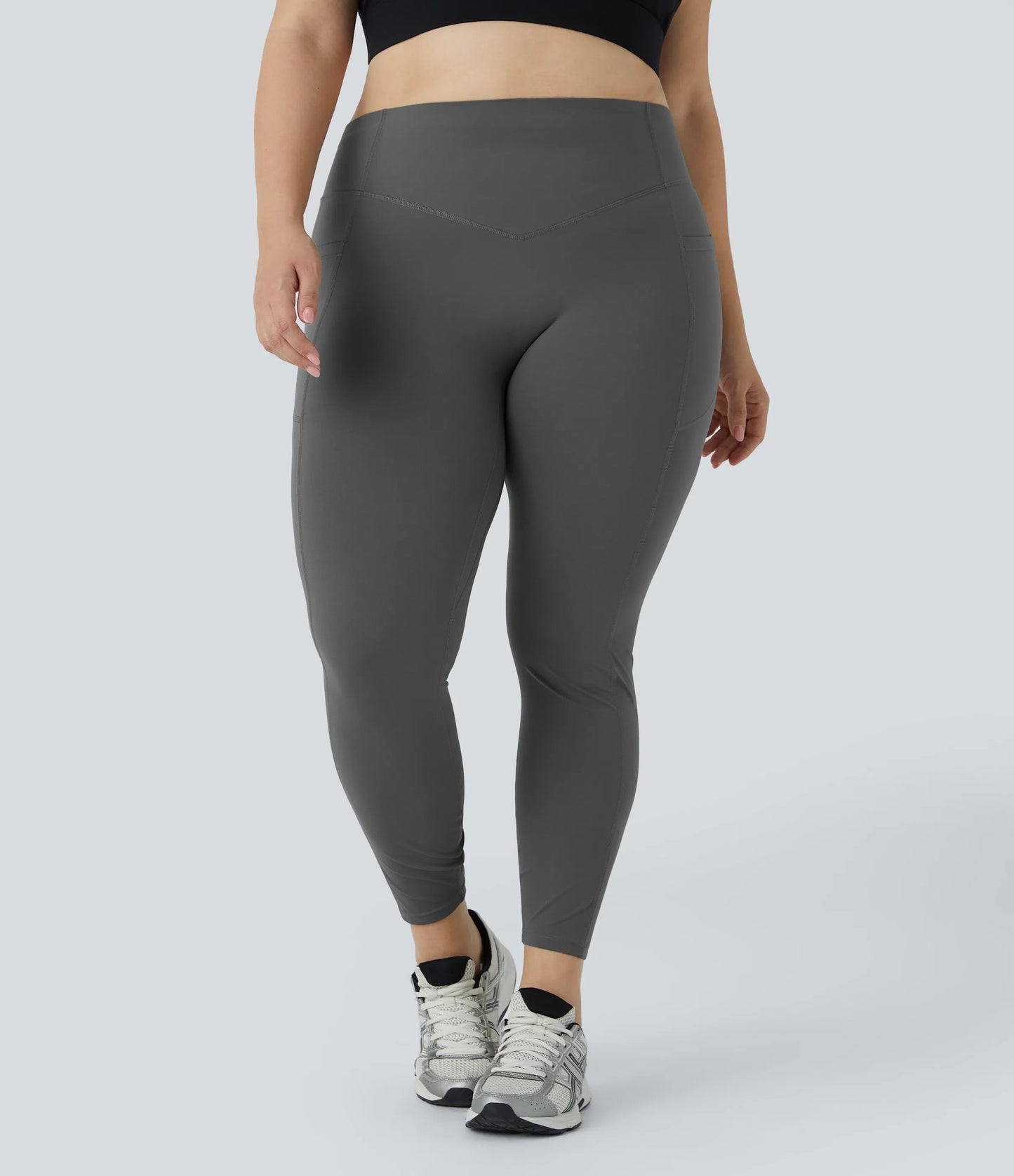 High Waisted Waist-Sculpting Shaping Training Leggings Plus Size