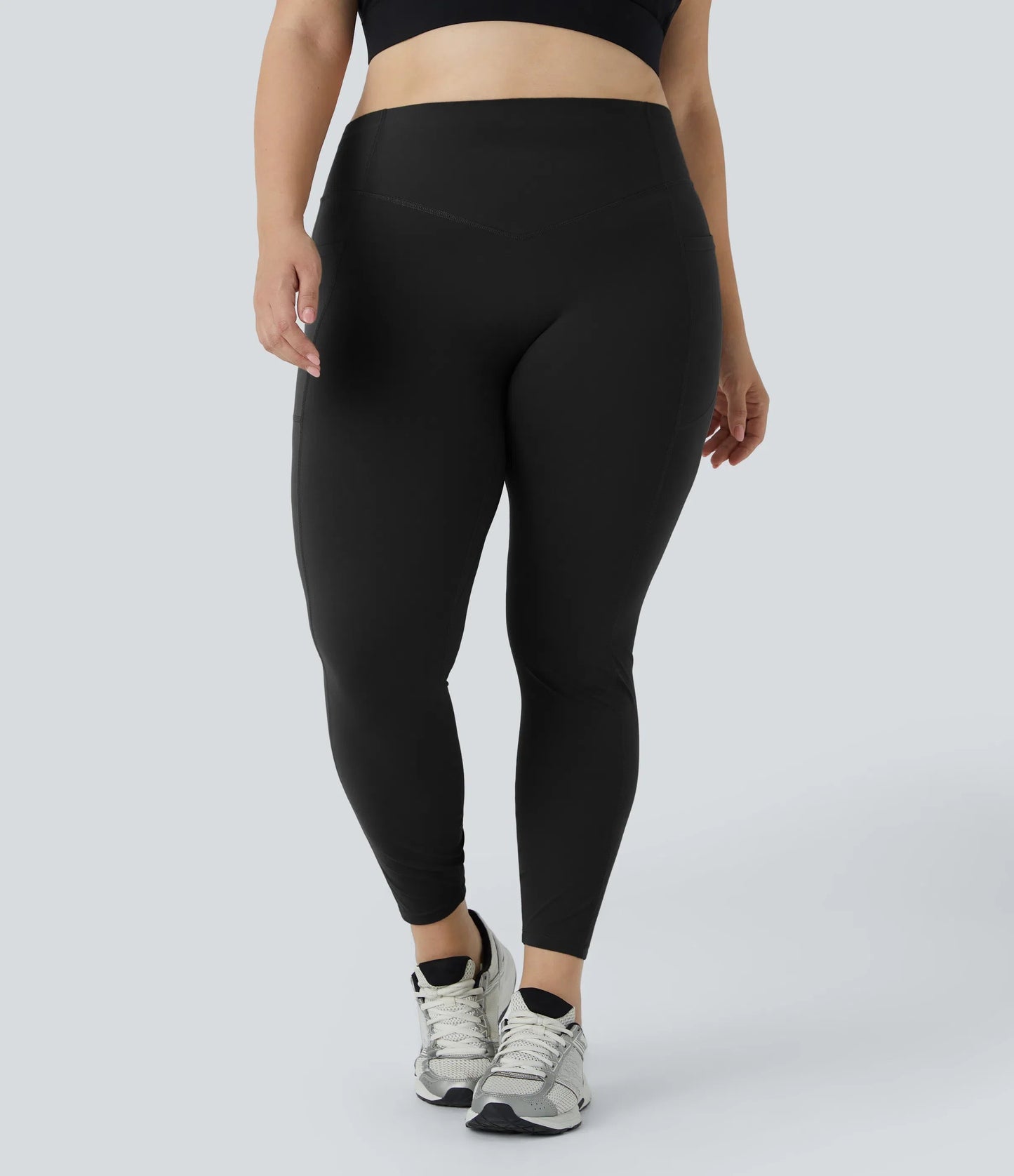 High Waisted Waist-Sculpting Shaping Training Leggings Plus Size